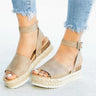 Letnie platformy espadryle dla kobiet
