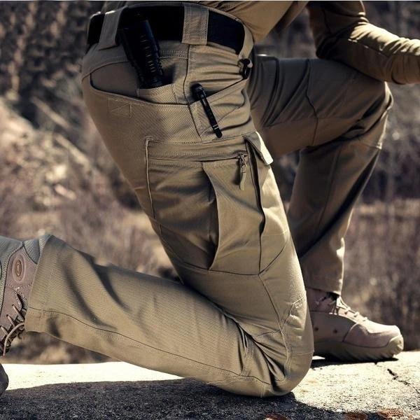 Spodnie Outdoorowe Z Kieszeniami Ergonomiczny Krój Męskie Casual