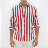Męska Koszula w Paski – Casualowy i Ponadczasowy Design