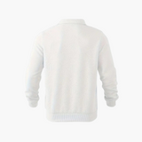 Męski sweter polo z zamkiem – Klasyczny i wygodny design