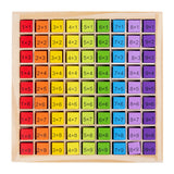 Drewniane Klocki do Nauki Liczenia – Montessori Stolik z Kolorowymi Działaniami