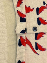 Świąteczny kardigan z reniferami – damski zimowy sweter z świątecznym motywem