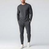 Męski zestaw bluza i spodnie casualowy komfortowy strój