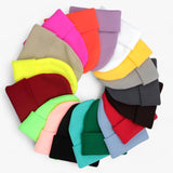 Basiczna dzianinowa czapka – Uniseks zimowa czapka z minimalistycznym designem