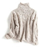 Sweter Damski z Kaszmiru - Premium Drobno Dziany - Ponadczasowa Elegancja