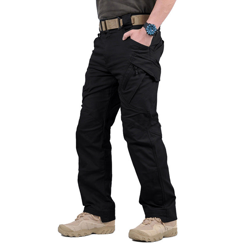 Spodnie Outdoorowe Z Kieszeniami Ergonomiczny Krój Męskie Casual