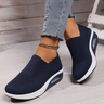 Sneakersy Damskie Slip On Koturn Wsuwane Wygodne Casual