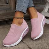 Sneakersy Damskie Slip On Koturn Wsuwane Wygodne Casual