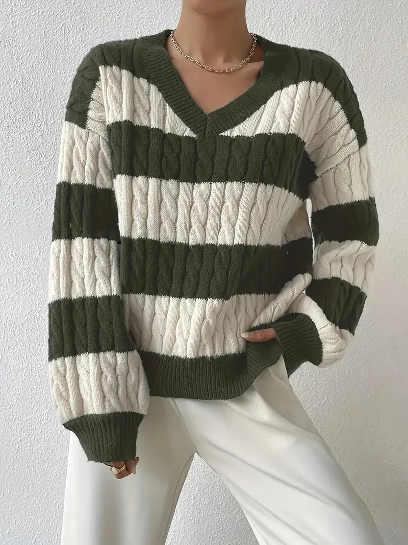 Modny sweter z odkrytymi ramionami w różnych kolorach