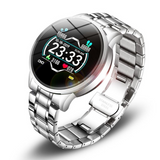 Klasyczny smartwatch z pulsometrem, krokomierzem, IP67, iOS/Android, Bluetooth
