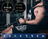 Zegarek inteligentny dla mężczyzn | Multisportowy i monitor aktywności | Połączenia Bluetooth