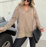 Nowoczesna Luźna Kurtka Zimowa Damska – Ciepła Kurtka z Praktycznymi Kieszeniami