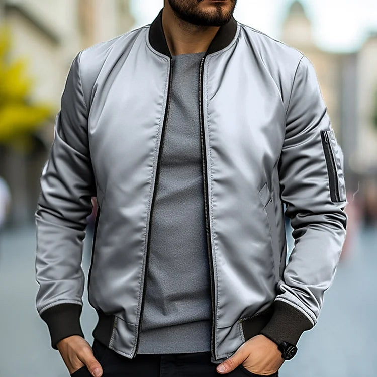 UrbanVibe - Stylowa i Wygodna Kurtka Bomber dla Mężczyzn