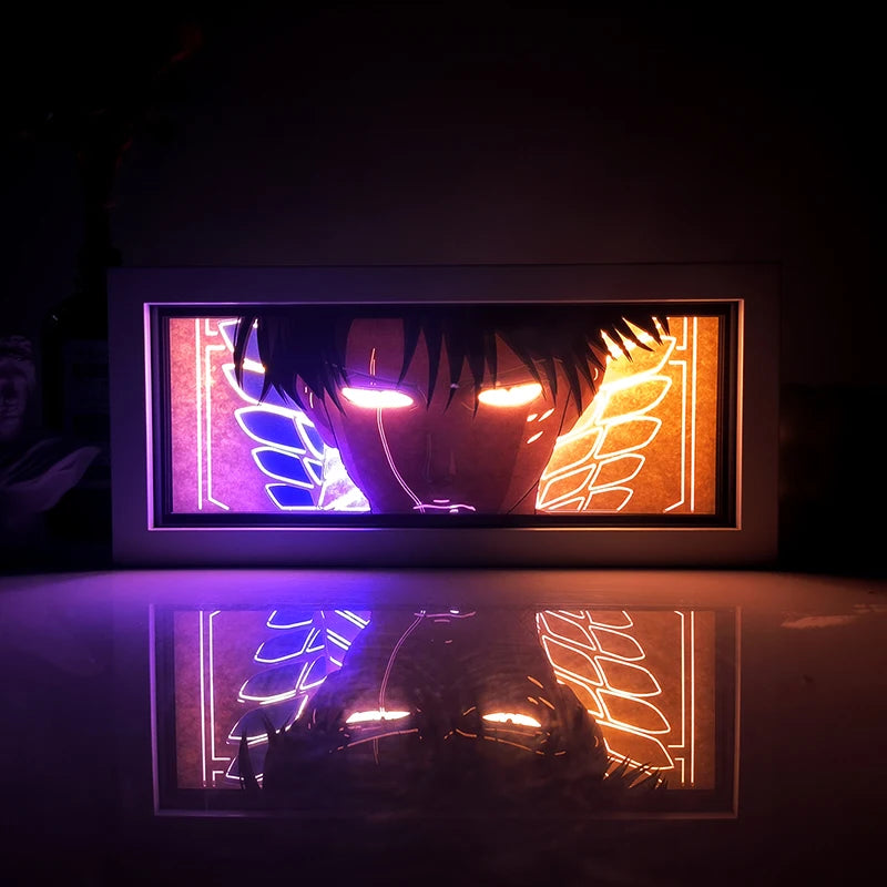 Anime LED Shadow Box – Podświetlana Dekoracyjna Lampa z Efektami Kolorów