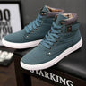 Męskie casualowe buty za kostkę – wygodne stylowe sneakersy