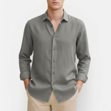 Męska Klasyczna Koszula Lniana – Komfort i Ponadczasowość