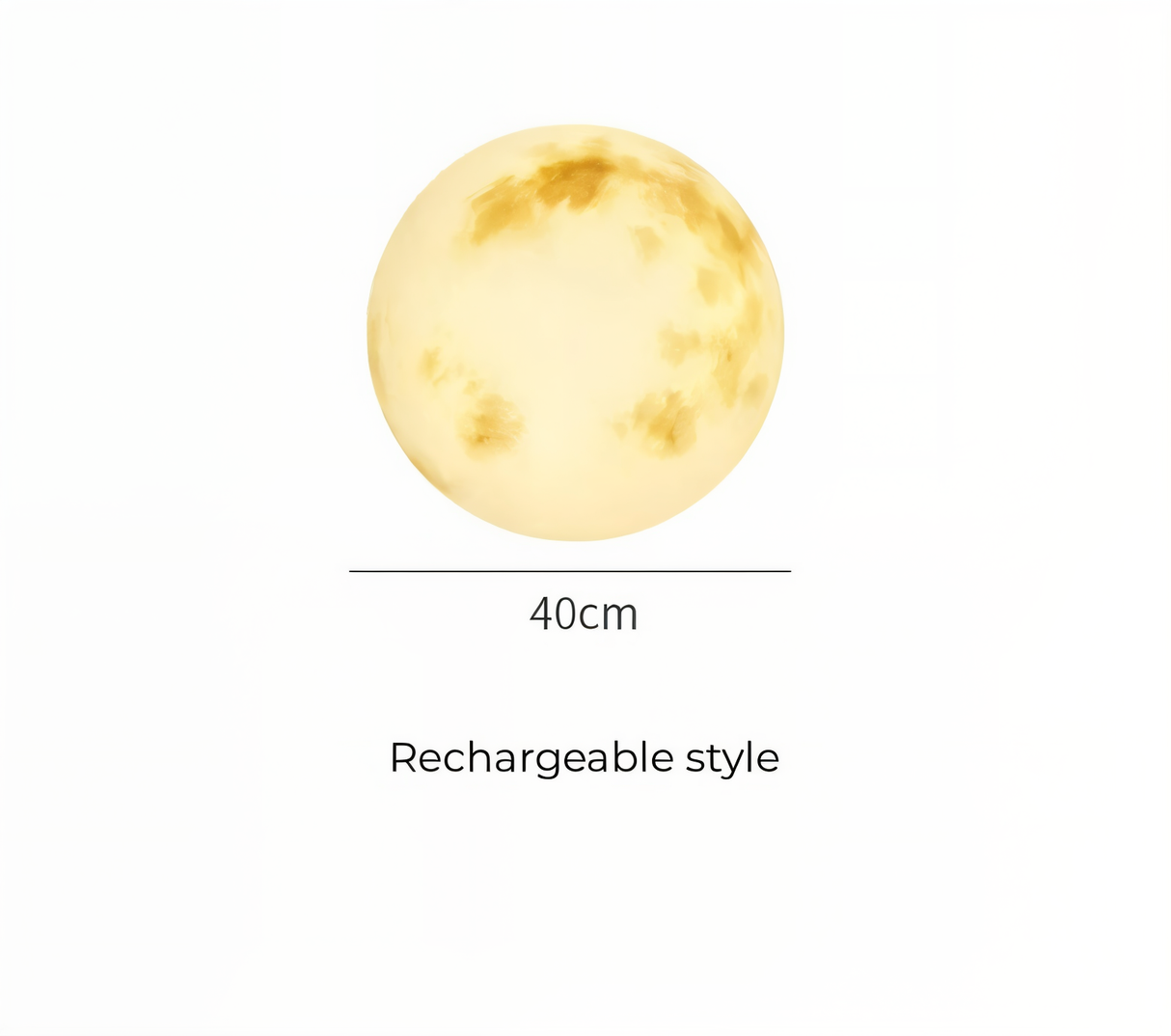 Nastrojowa lampa księżycowa na zewnątrz – Dekoracyjne oświetlenie ogrodowe