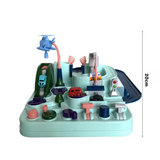 Magnetyczna Tablica Toru Samochodowego – Interaktywny Zestaw Przygód Montessori z Autkami