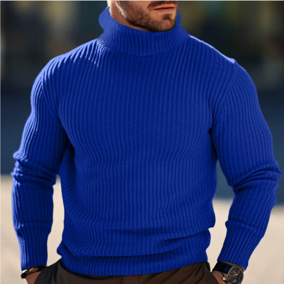 Męski Golf | Slim Fit Dzianinowy | Ponadczasowy Design