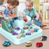 Magnetyczna Tablica Toru Samochodowego – Interaktywny Zestaw Przygód Montessori z Autkami