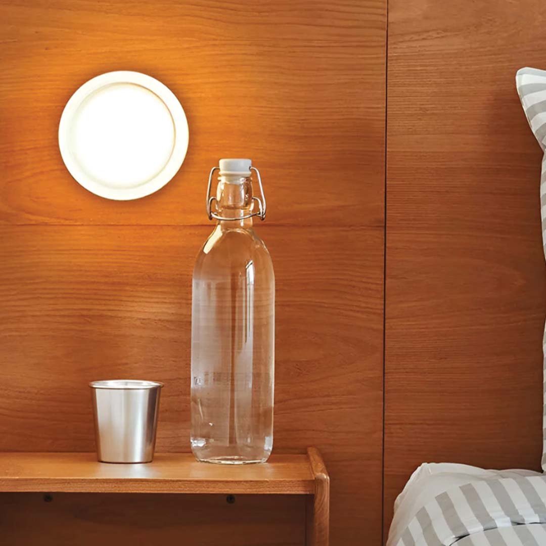 Nowoczesna Okrągła Akrylowa Lampa Ścienna LED
