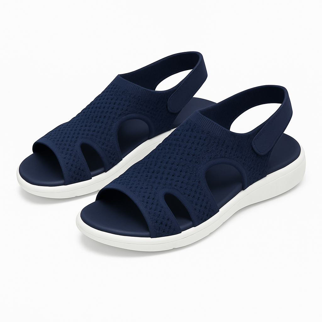 Ortopedyczne Sandały Damskie z Regulowanymi Paskami