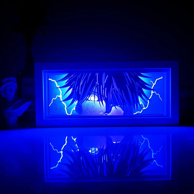 Anime LED Shadow Box – Podświetlana Dekoracyjna Lampa z Efektami Kolorów