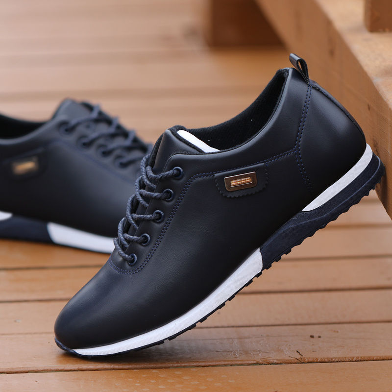 Casual męskie sneakersy z welurową podszewką - ciepłe i wygodne
