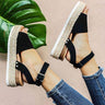 Letnie platformy espadryle dla kobiet