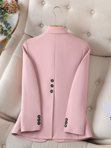 Elegancka Taliowana Marynarka Damska z Jednorzędowym Zapięciem – Biznesowa i Formalna