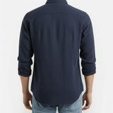 Męska Koszula Vintage z Długim Rękawem – Casual i Elegancka