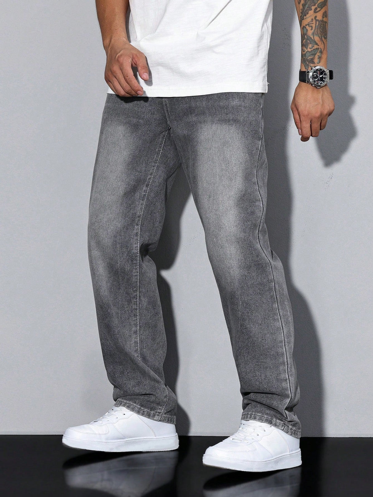 Męskie Baggy Jeans – Luźne Jeansy z Streetwearowym Stylem