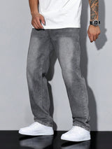 Męskie Baggy Jeans – Luźne Jeansy z Streetwearowym Stylem