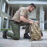 Spodnie Outdoorowe Z Kieszeniami Ergonomiczny Krój Męskie Casual
