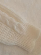 Damski sweter zimowy z bałwanem i choinką – ciepły sweter dzianinowy