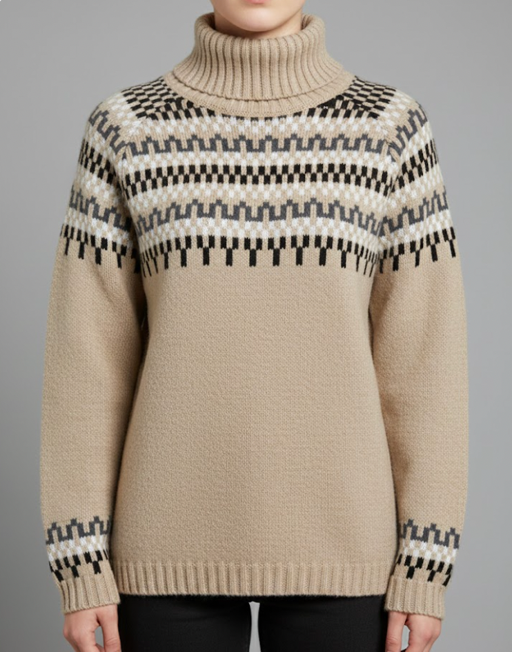 Przytulny Damski Golf z Islandzkiej Wełny