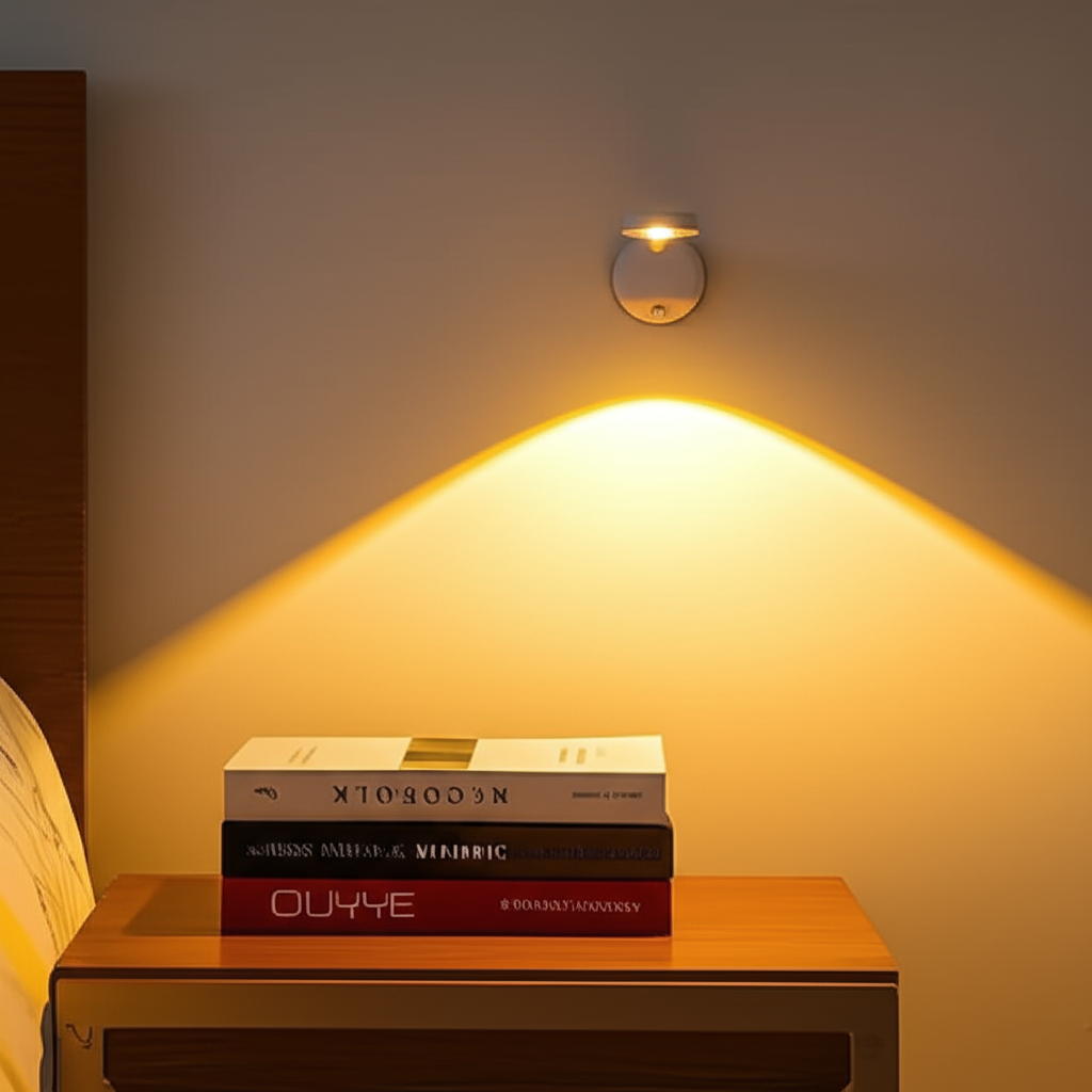 Bezprzewodowy reflektor LED z czujnikiem ruchu i regulacją 360°