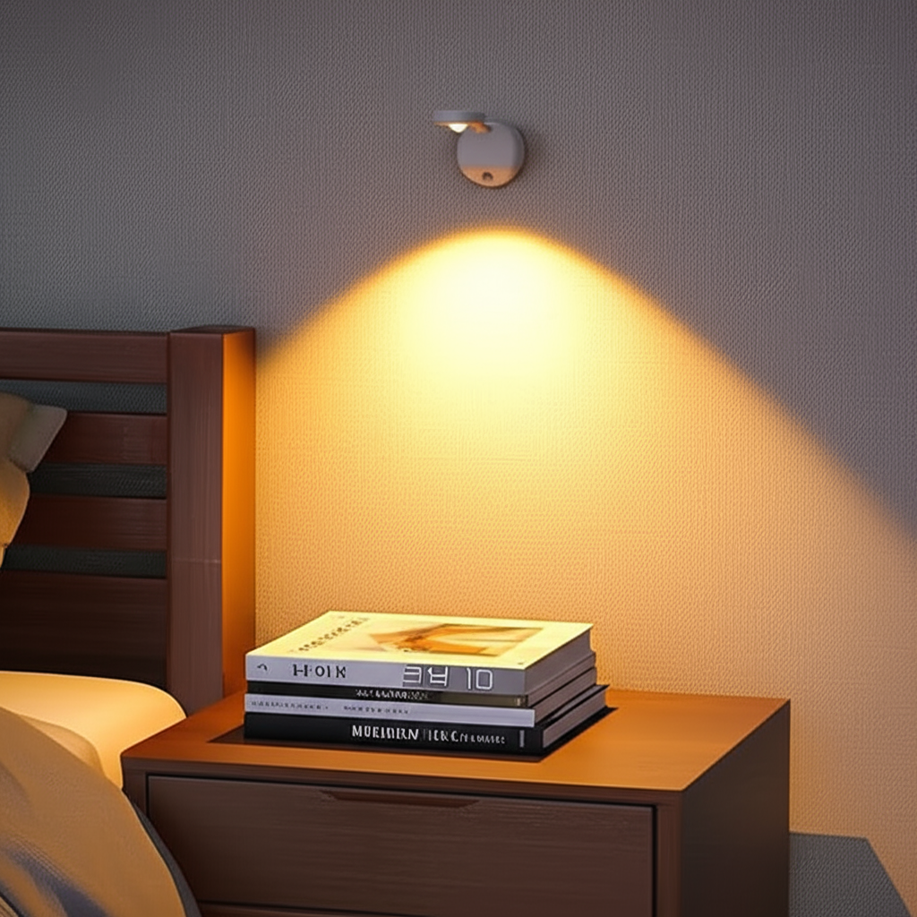 Bezprzewodowy reflektor LED z czujnikiem ruchu i regulacją 360°