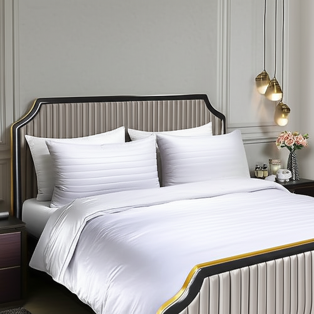 Luksusowa poduszka z gęsiego puchu | Wygodna poduszka do spania | Optymalne podparcie szyi