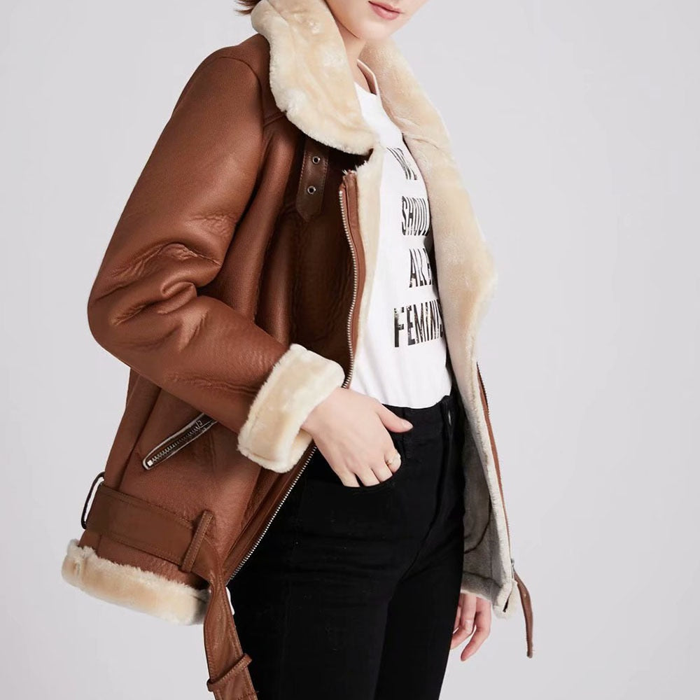 VeroLeather - Stylowa kurtka z wegańskiej skóry
